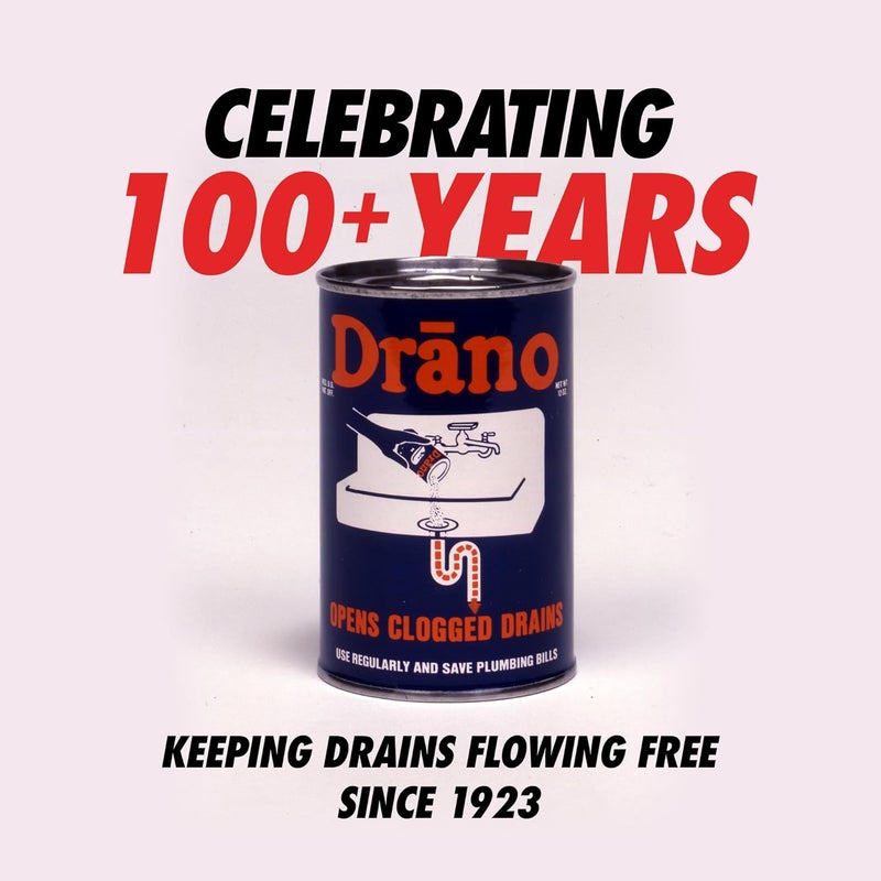 Drano Kitchen Granules Drain Clog Remover and Cleaner, Unclogs Blockage from Grease or Cooking Oil, Commercial Line, 17.6 Oz - Image 5